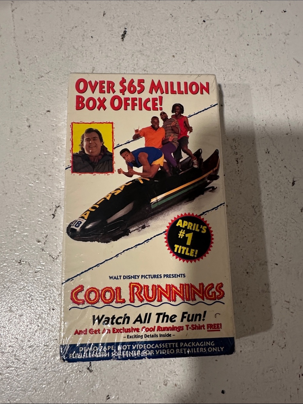 Walt Disney Cool Runnings VHS - White
